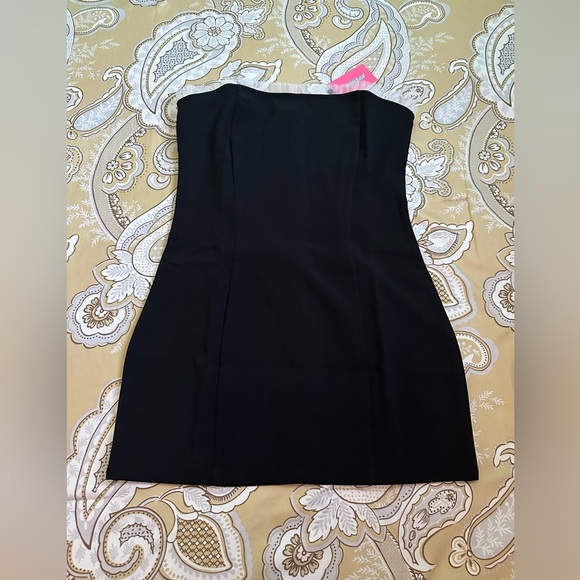 Edikted Black Mini Dress - Picture 1 of 11